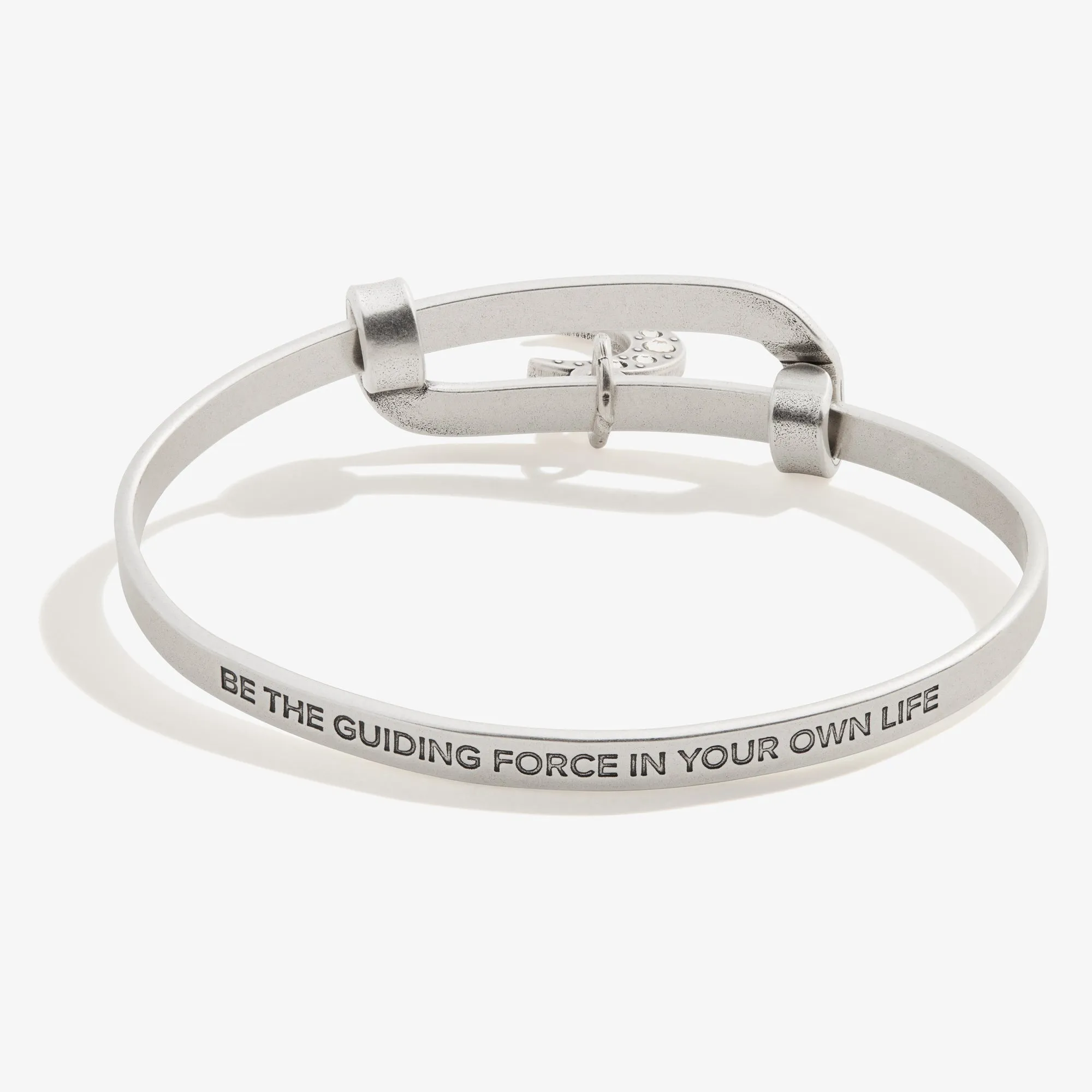 Motivation Moon Charm Bangle