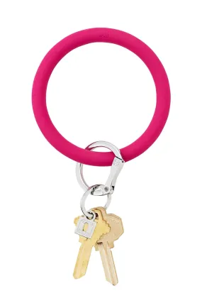 O-Venture Silicone Key Ring in I Scream Pink