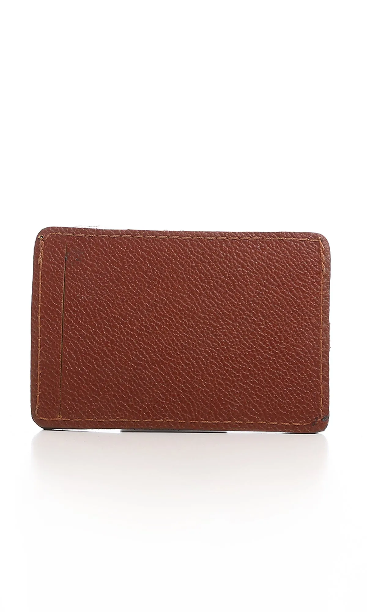 O167447 Textured Leather Havana Cards Holder