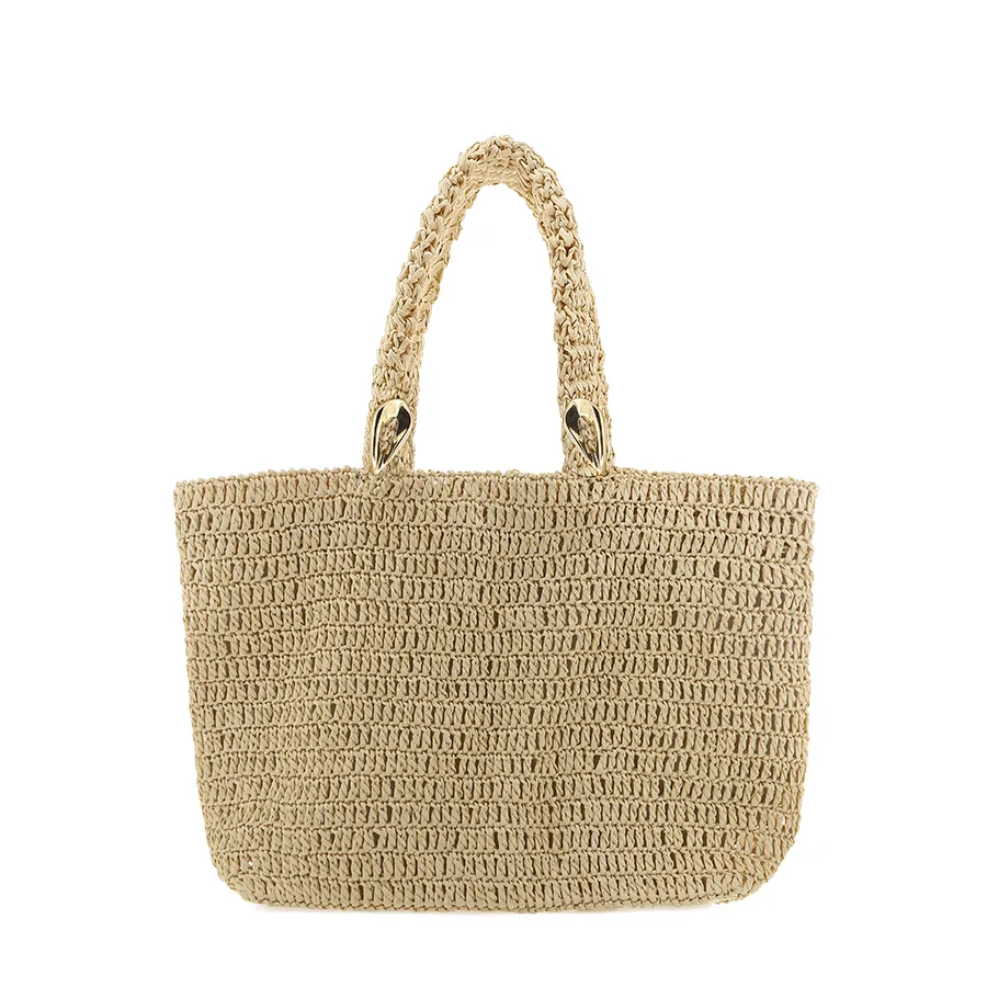 OCEAN TOTE BAG - NATURAL RAFFIA