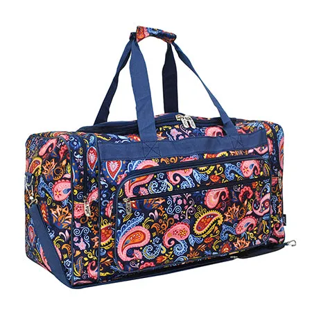 Paisley Whirl NGIL Canvas 23 Duffle Bag