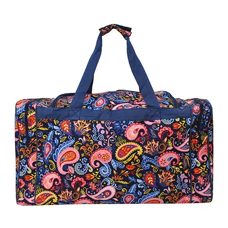 Paisley Whirl NGIL Canvas 23 Duffle Bag