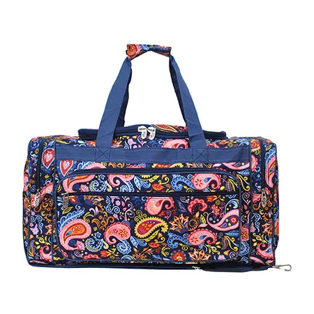 Paisley Whirl NGIL Canvas 23 Duffle Bag