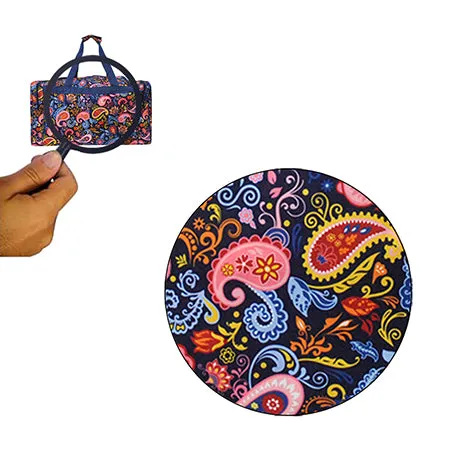 Paisley Whirl NGIL Canvas 23 Duffle Bag