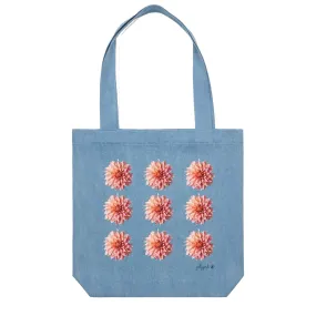 Pink Dahlias Tote Bag