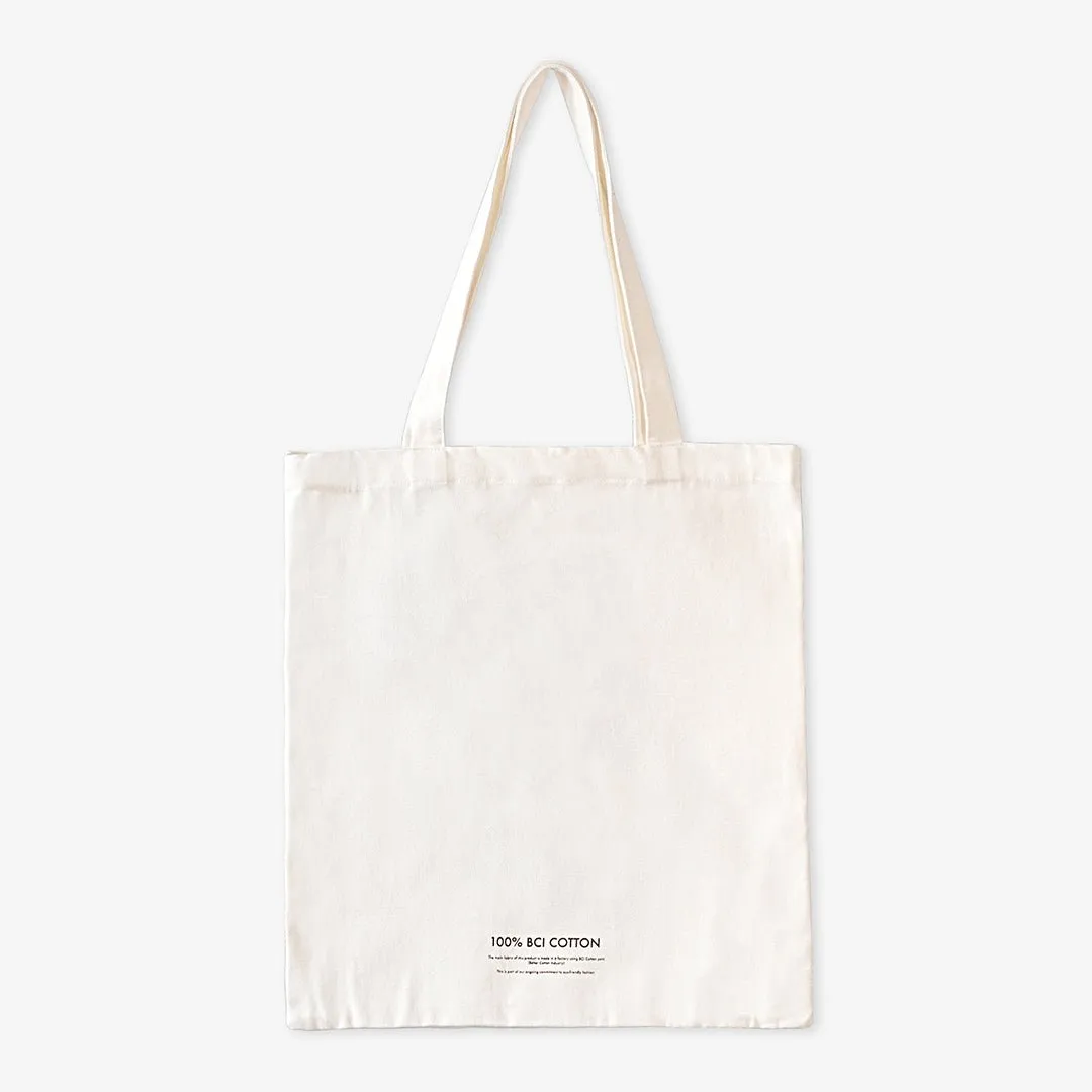 Planet printed cotton tote bag