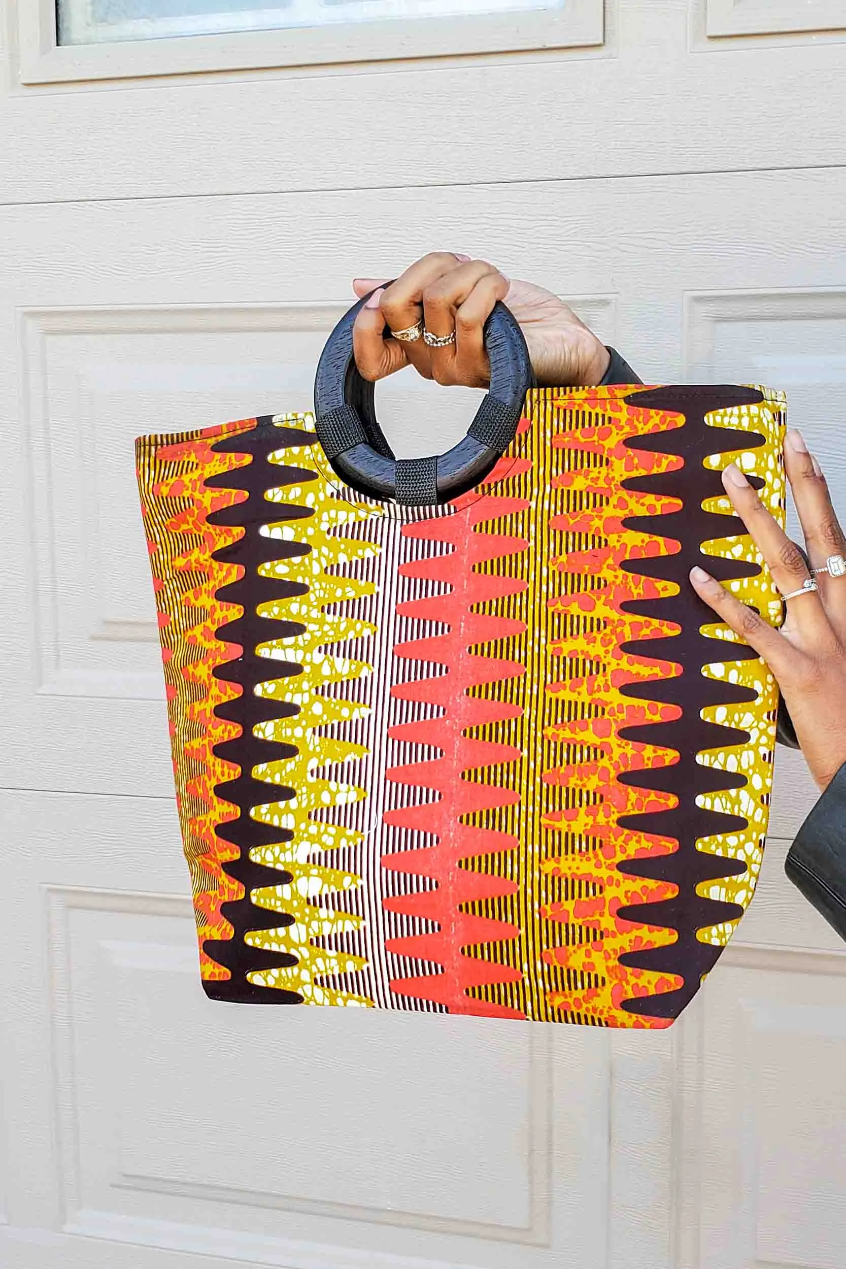 Priscilla African Print Tote Bag