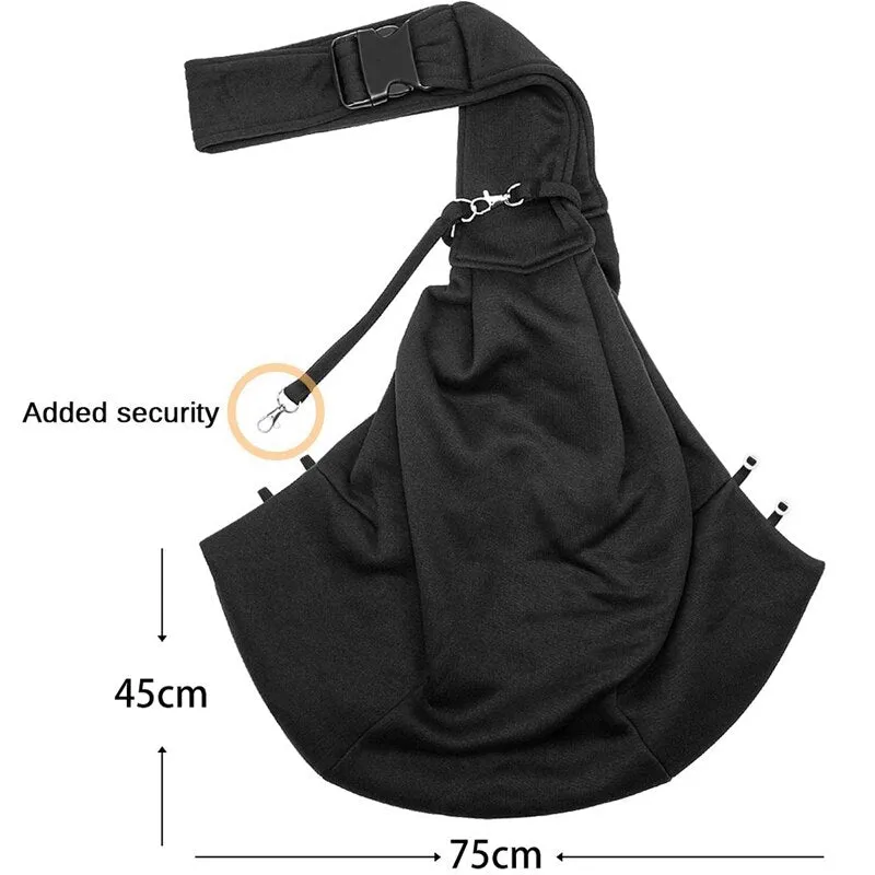 Puppy / Small Dog Sling, Hand Free Sling Adjustable Padded Strap