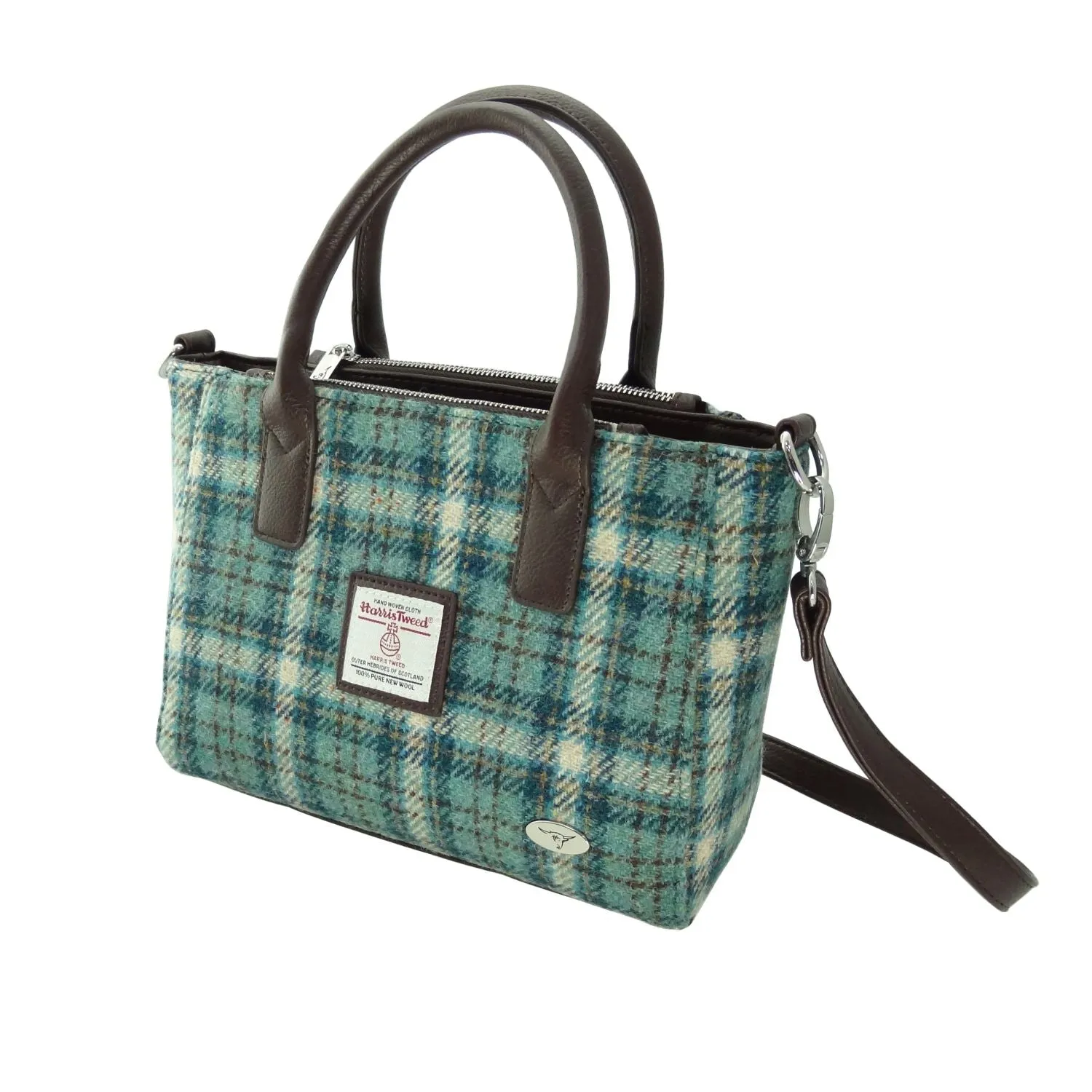 Small Tote Bag 'Brora' with Harris Tweed