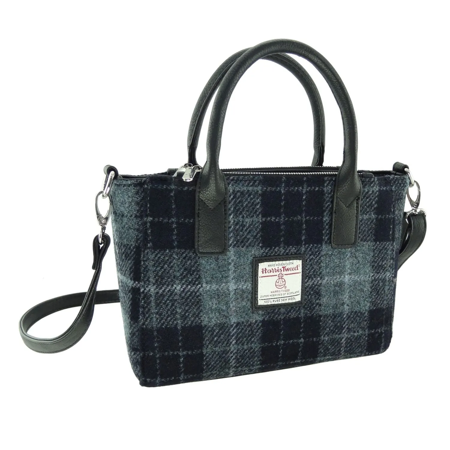 Small Tote Bag 'Brora' with Harris Tweed