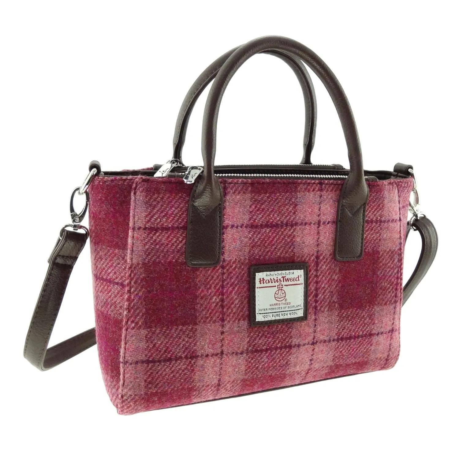 Small Tote Bag 'Brora' with Harris Tweed