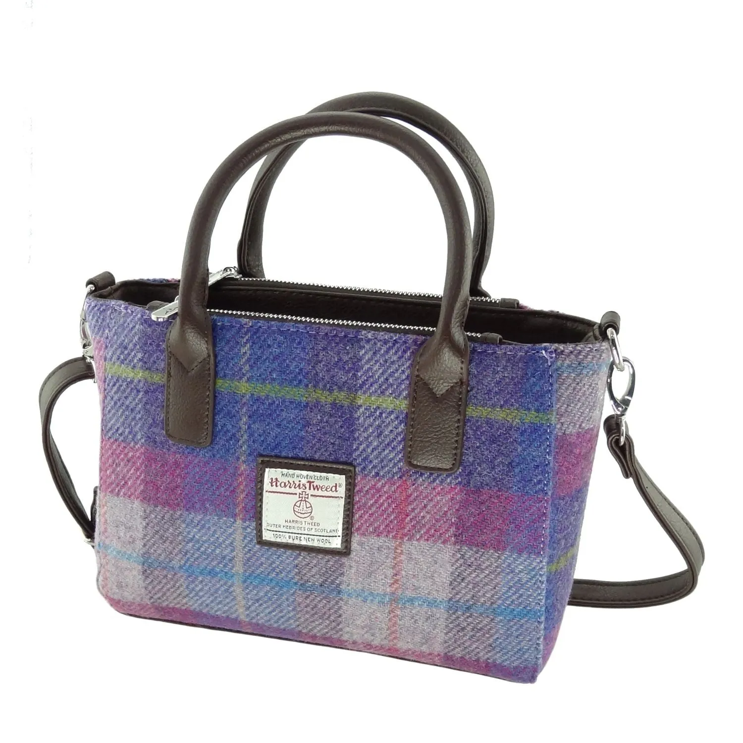 Small Tote Bag 'Brora' with Harris Tweed