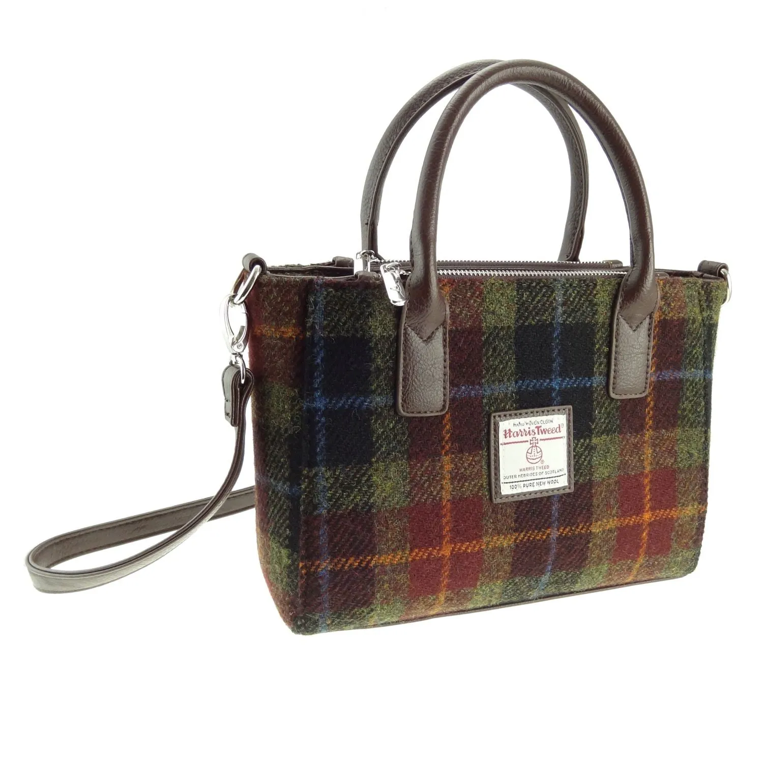 Small Tote Bag 'Brora' with Harris Tweed