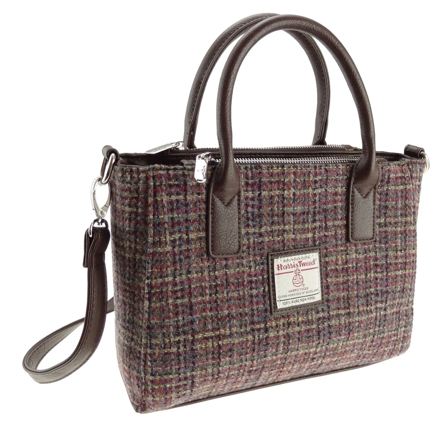 Small Tote Bag 'Brora' with Harris Tweed