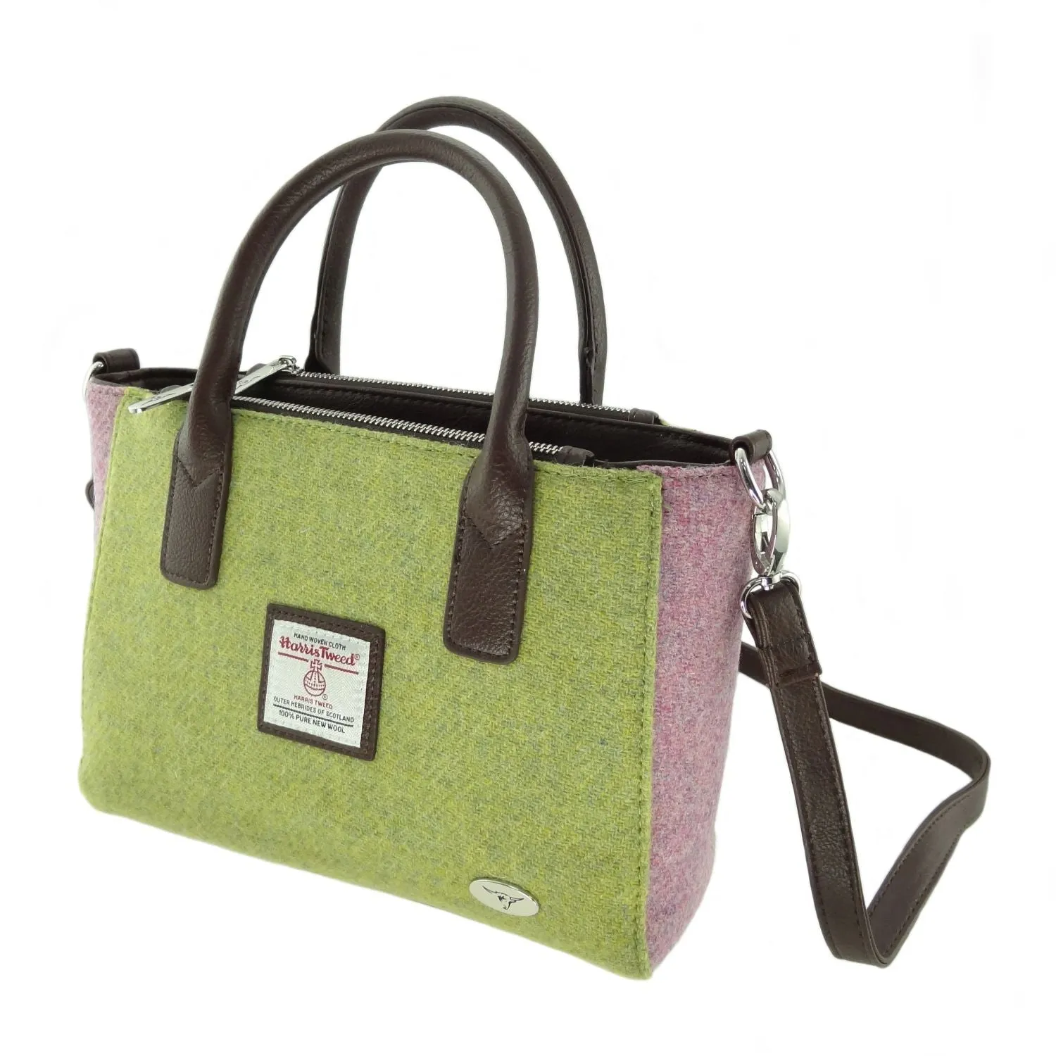 Small Tote Bag 'Brora' with Harris Tweed