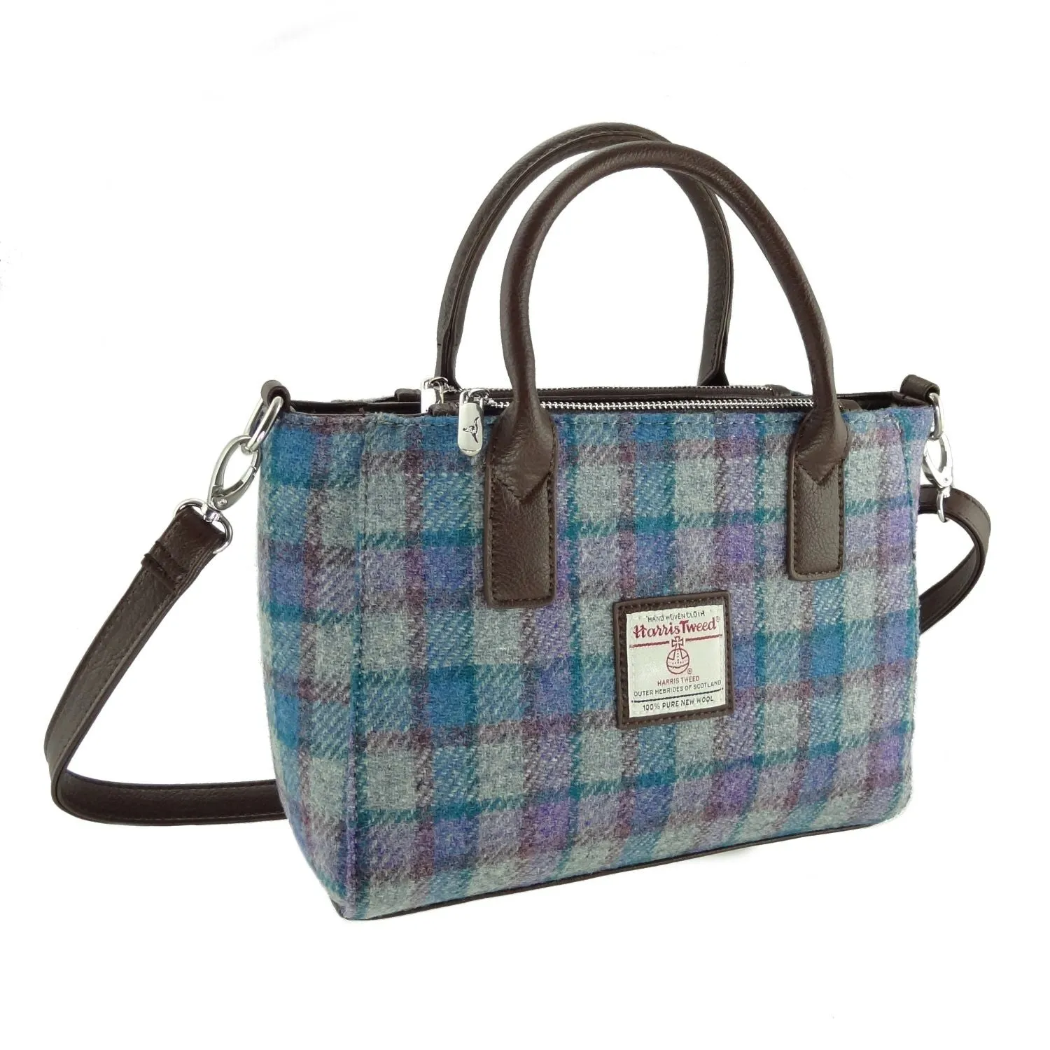 Small Tote Bag 'Brora' with Harris Tweed