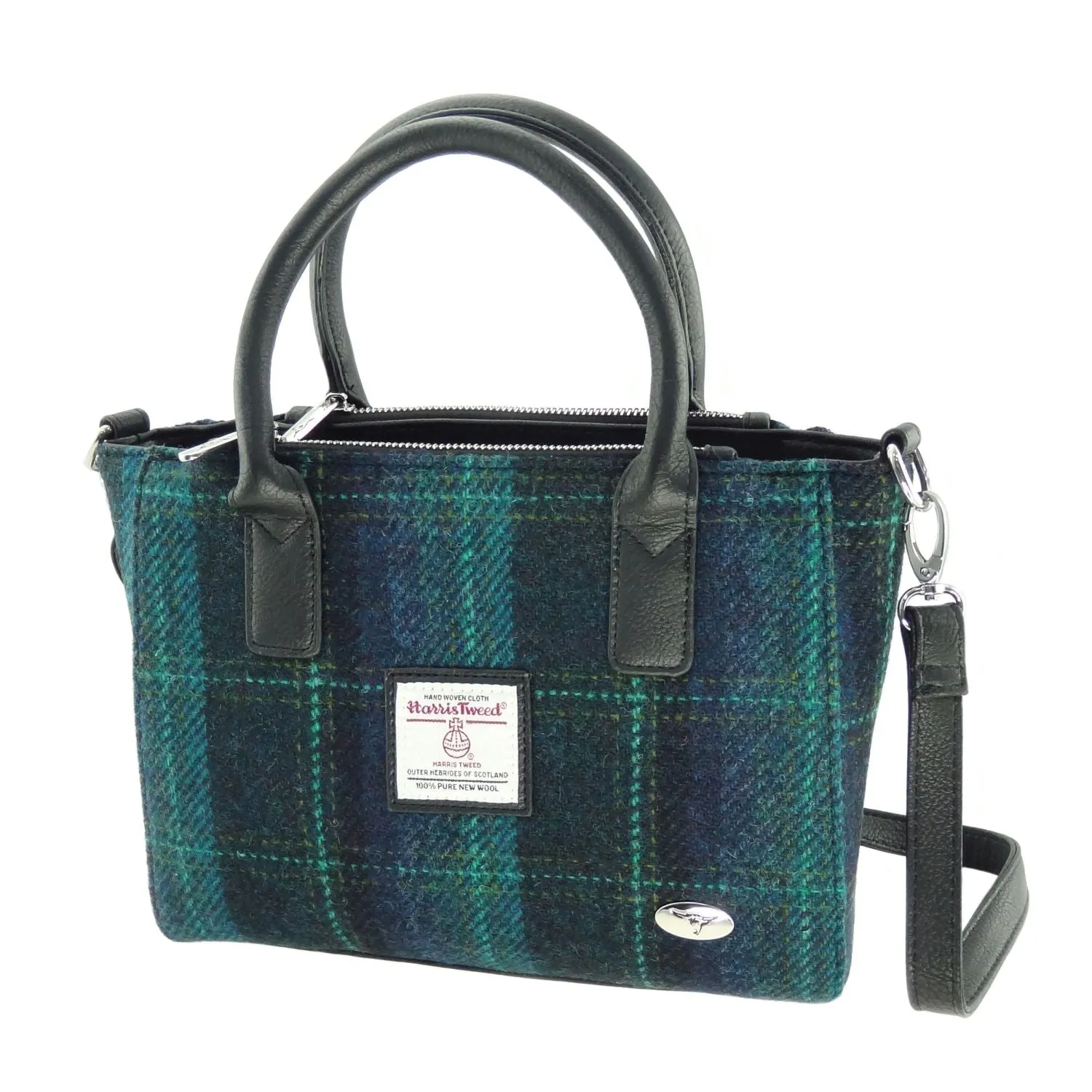 Small Tote Bag 'Brora' with Harris Tweed