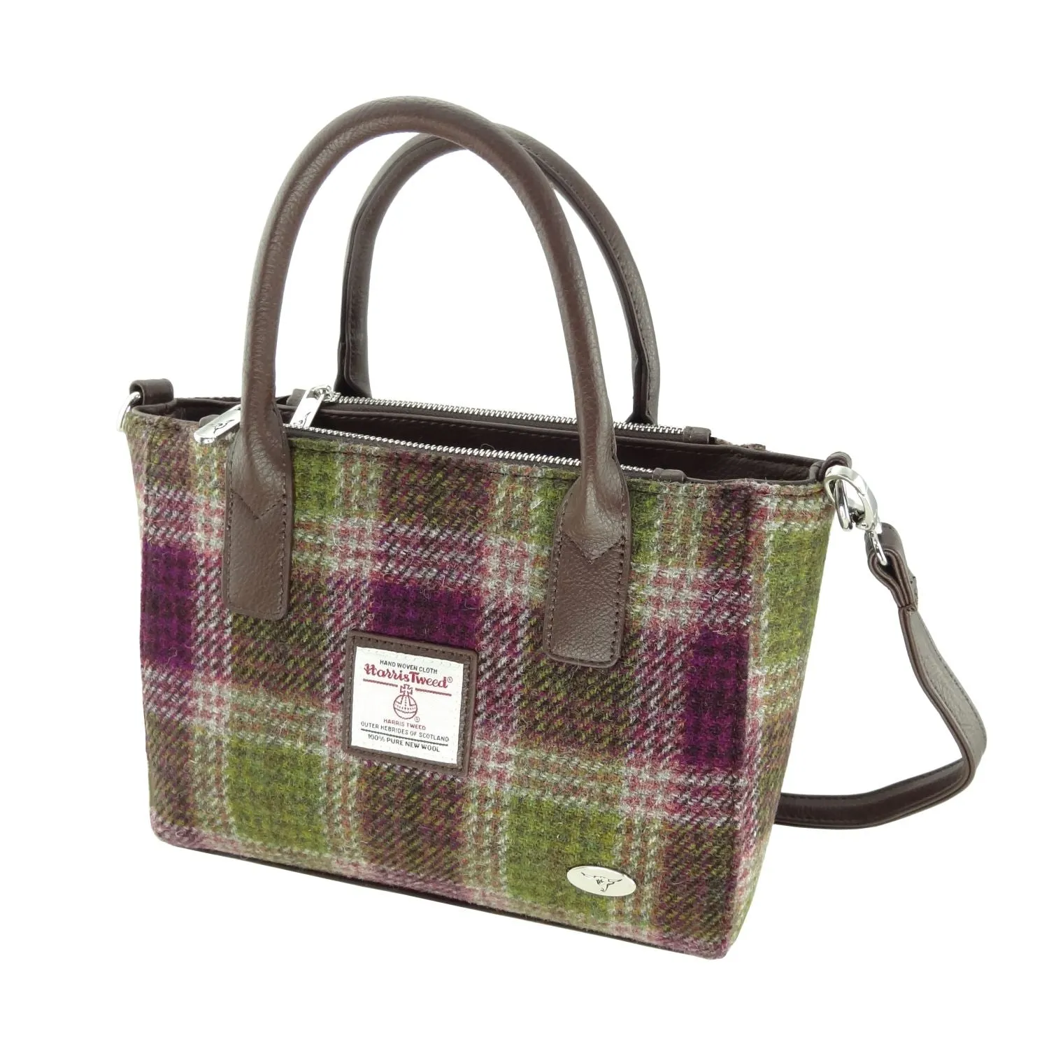 Small Tote Bag 'Brora' with Harris Tweed