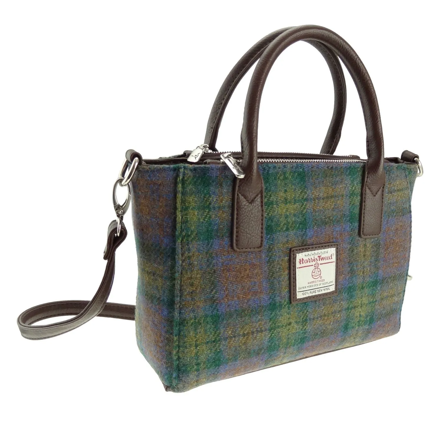 Small Tote Bag 'Brora' with Harris Tweed