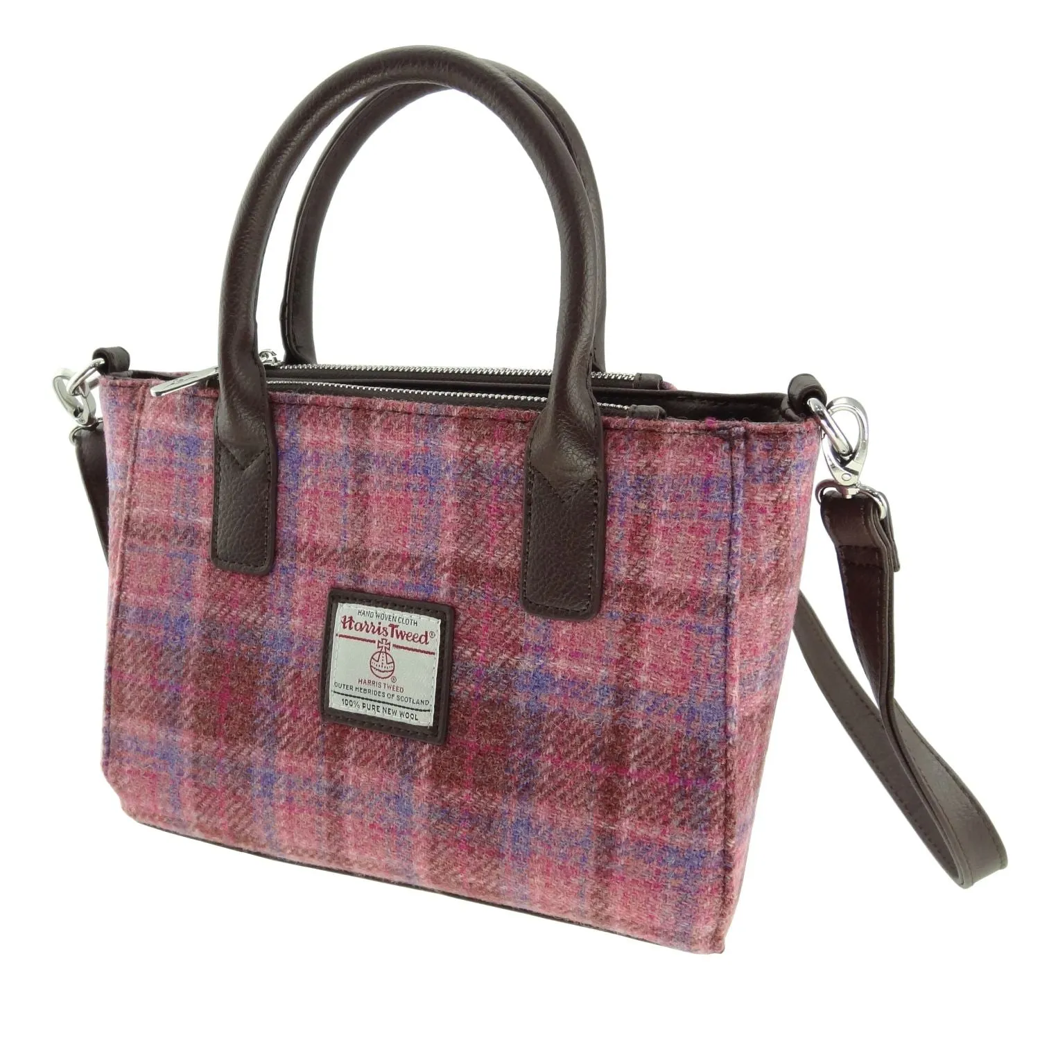 Small Tote Bag 'Brora' with Harris Tweed