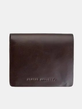 Status Anxiety Nathaniel Wallet - Chocolate