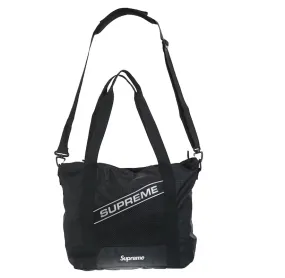 Supreme Logo Tote Bag Black