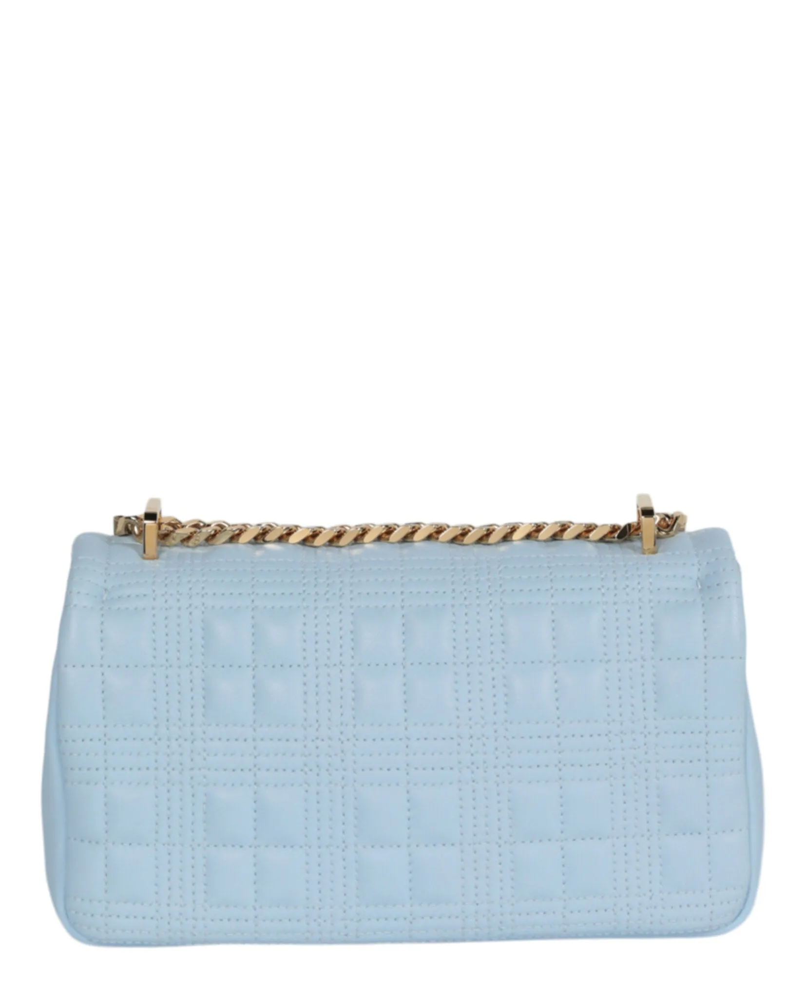 'TB' Quilted Leather Shoulder Bag