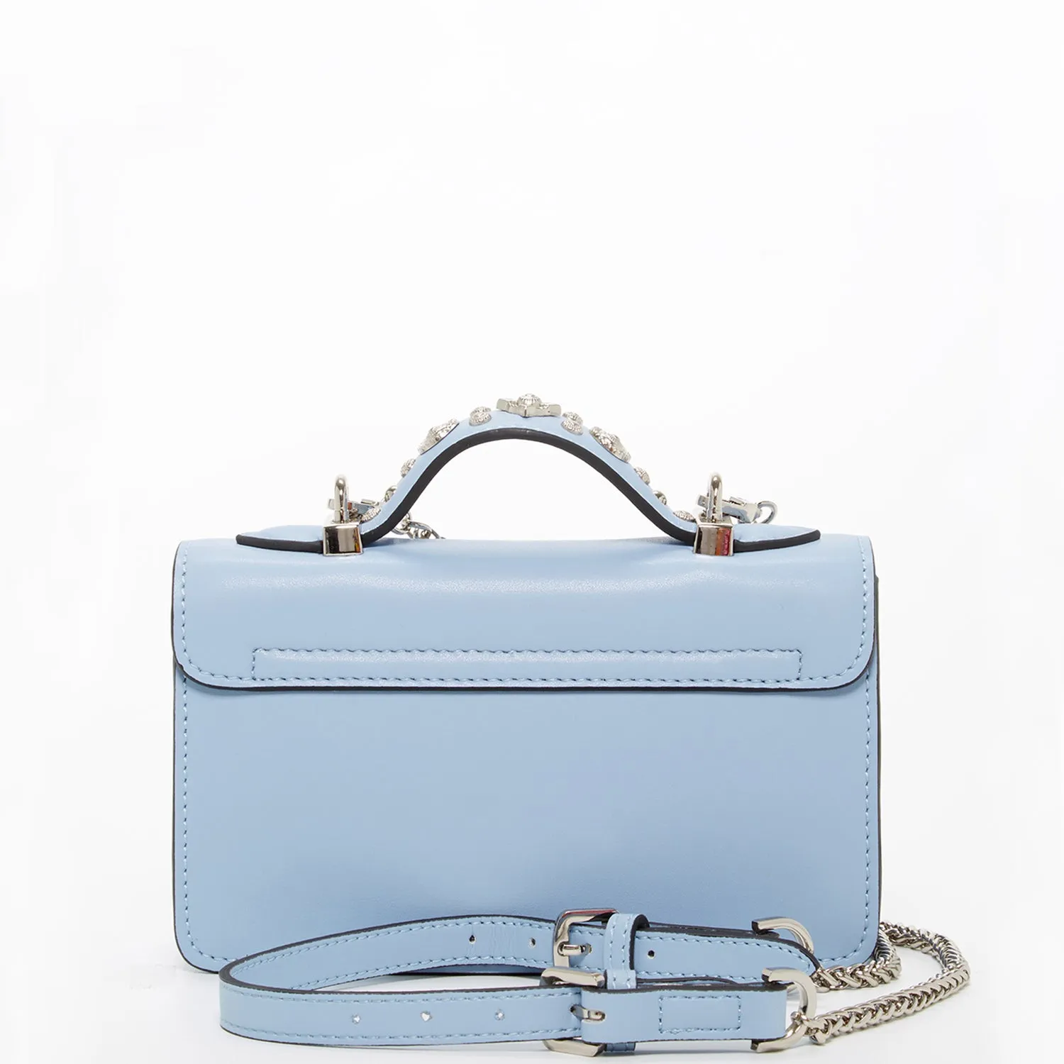 The Hollywood Small Leather Bag Light Blue