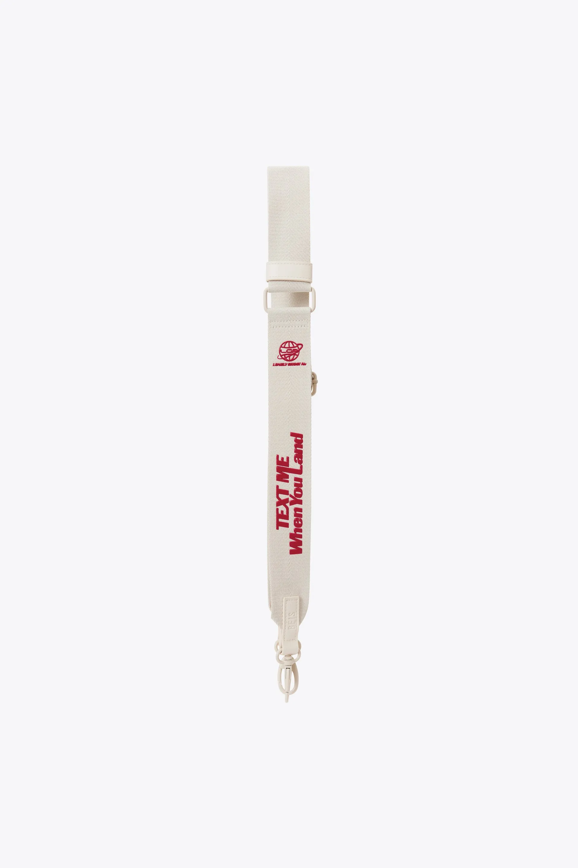 The Shoulder Strap in Ghost White