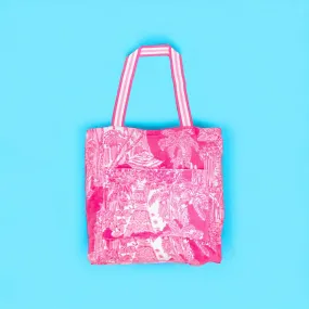 Towel Tote by Lilly Pulitzer - Palm Beach Toile