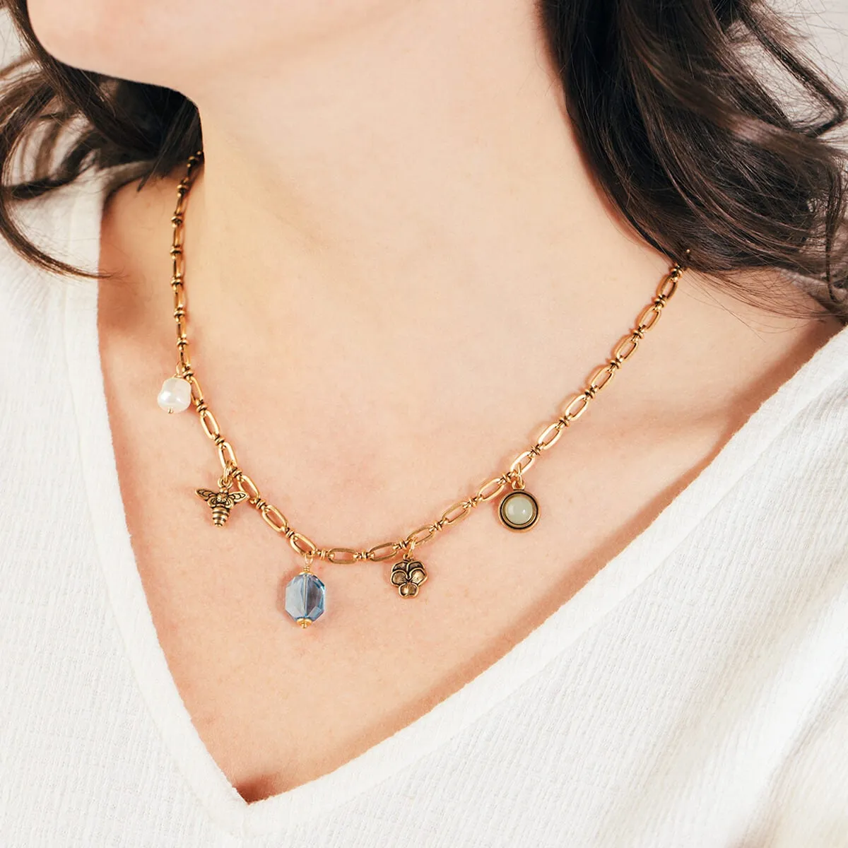 Treasure Multi-Charm Necklace