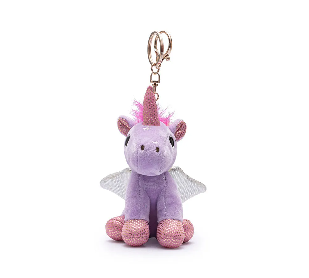 UGG AUSTRALIAN SHEPHERD Cute Plush Unicorn Keyring