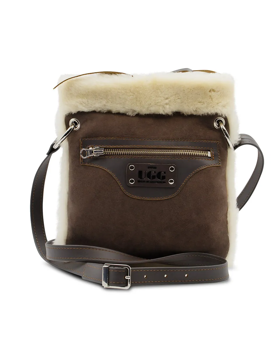 UGG Ziptop Tie Shoulder Bag