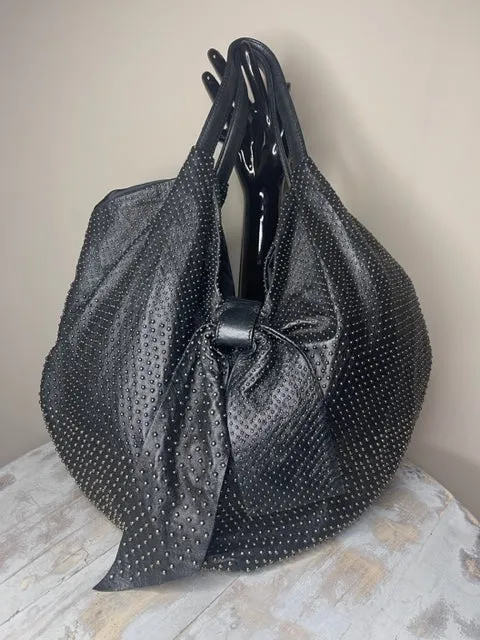 Valentino Studded Large Hobo Bag