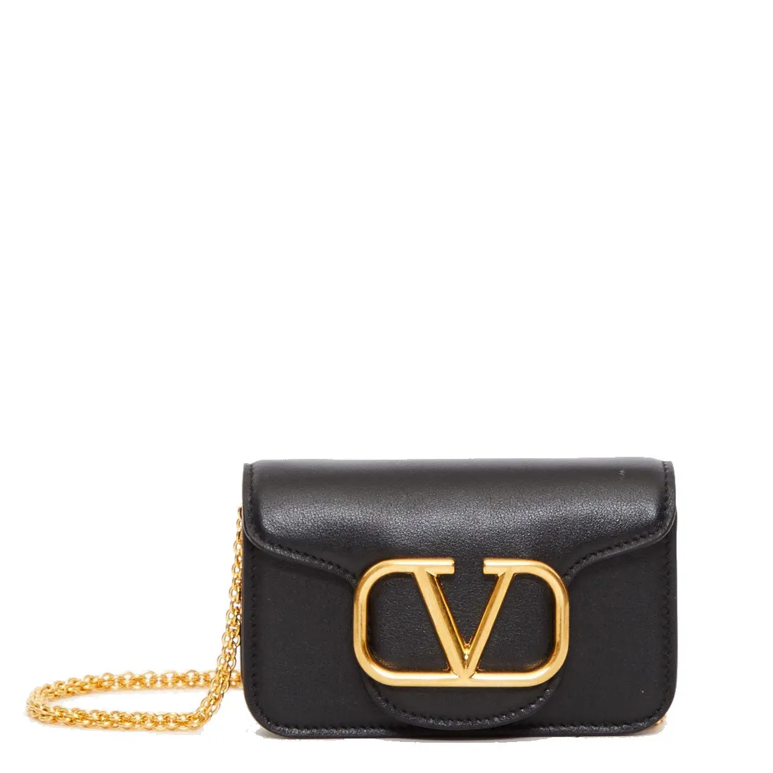 Vlogo Loco Micro Shoulder Bag, Black