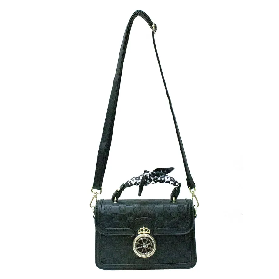 Wheel of Fouture crossbody bag - black