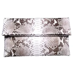 White and Black Clutch Bag