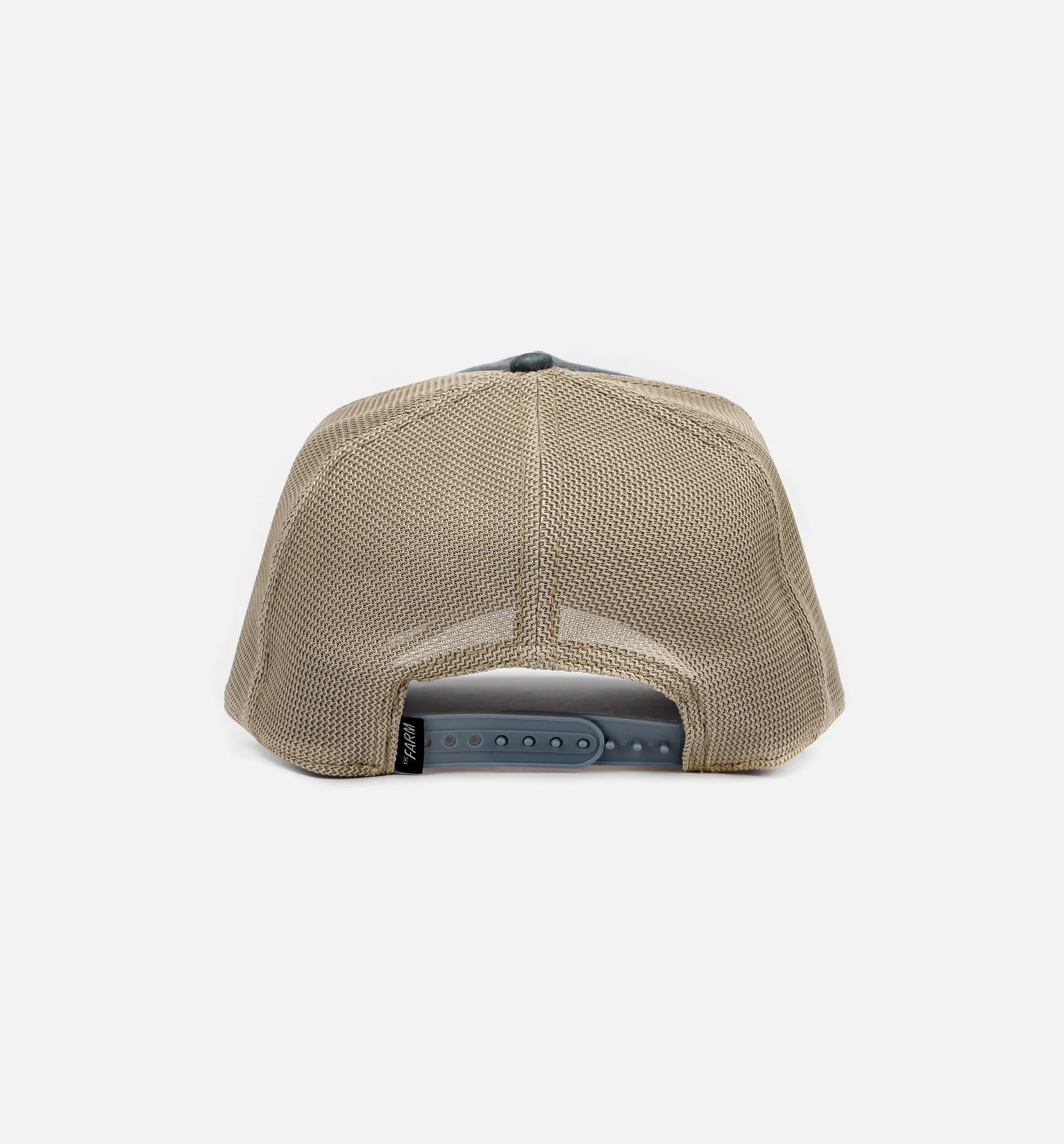 Wuz Crackin Trucker Mens Hat - Slate/Beige